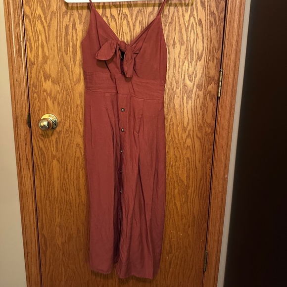 Express rust midi dress - Picture 1 of 3